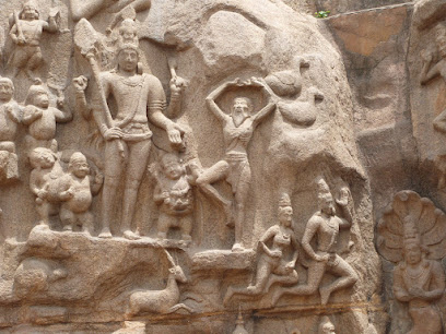 Stone reliefs seen during a previous South India yoga tour